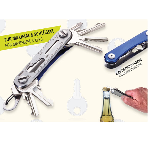 Troika Keyring Clever Key Blue KCL81BL