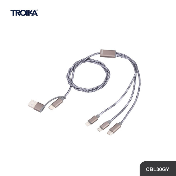 Troika Cable Dreizack CBL30GY