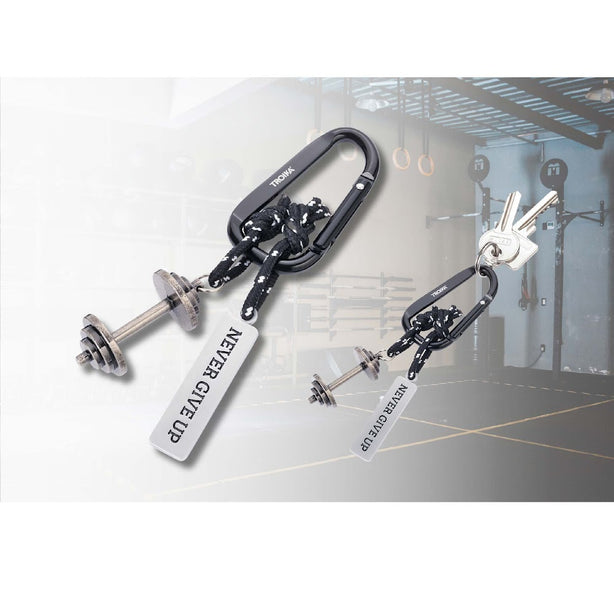 Troika Keyring Never Give Up KR2409BK