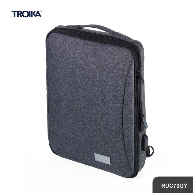 Troika Backpack Business Saftsack Anthracite Black RUC70GY