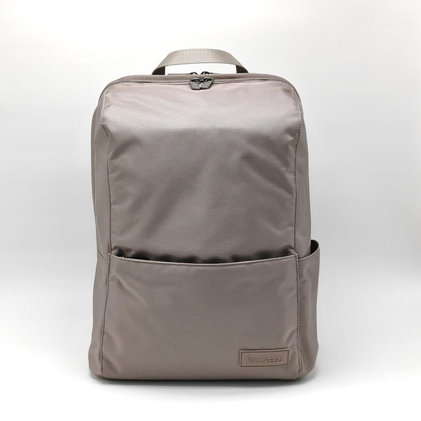 Ril Creed Polyester Backpack with front slip pocket, 2 side slip pockets and labtop compartment