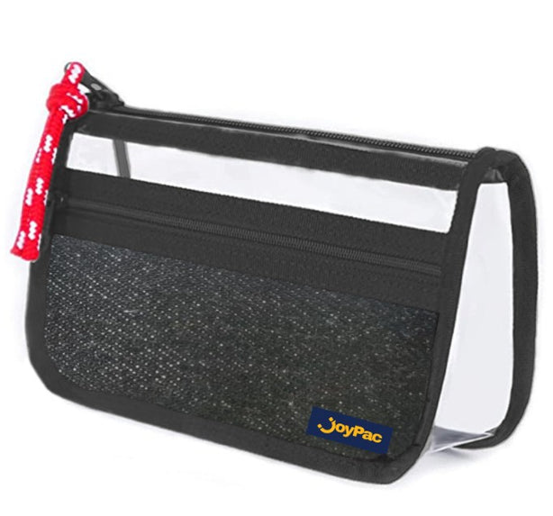 JoyPac Denim + Clear Pencil Case/Pouch
