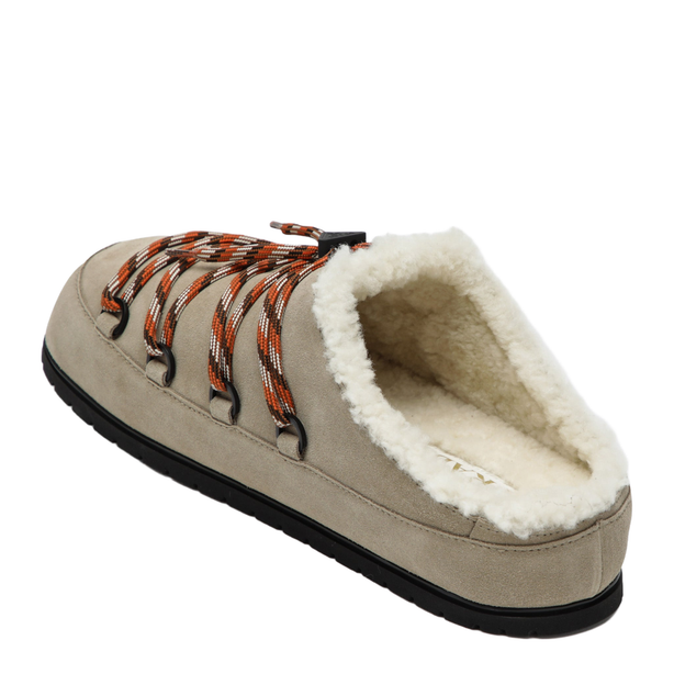 Desert Suede Clogs With Braided Laces
