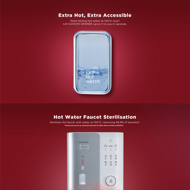 Grande Water Purifier + iModel Air purifier + 1 Aquarius Faucet (Free 1-Year Servicing CCSP & Installation)