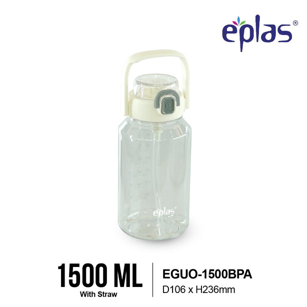 Eplas EGUO-1500 large capacity bottle w straw & phone stand (1500ml)