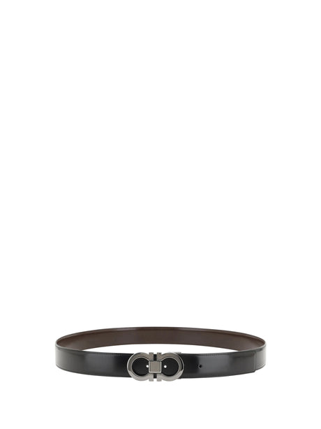 Ferragamo Gancini reversible Belt - Black