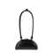 Mini Cow Leather Shoulder Bag - Black