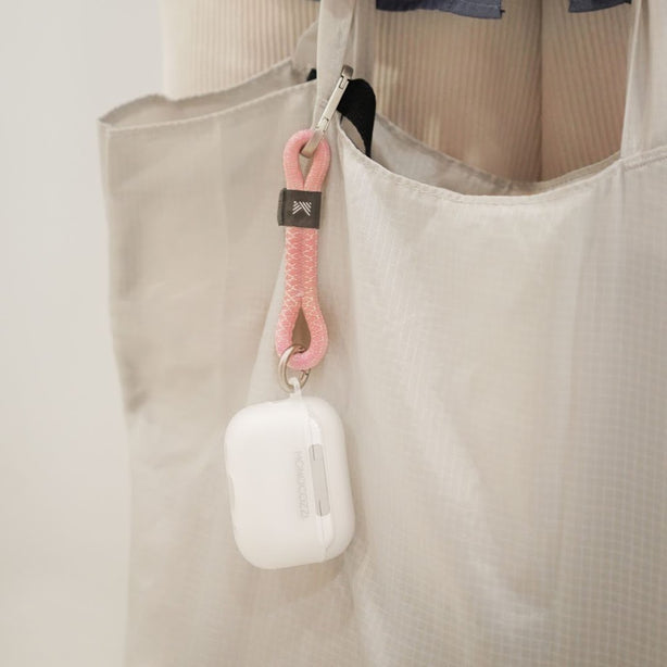 Monocozzi ESSENTIALS | Dust Proof Translucent Soft Plastic Case for AirPods Pro 1/2 with Strap