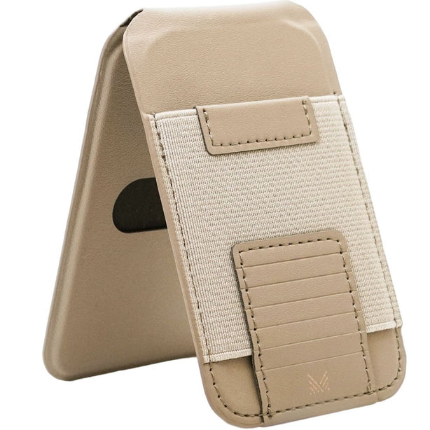 Monocozzi LUCID Refined | Biodegradable Leather Magnetic Multi Purpose Stand Wallet for iPhone