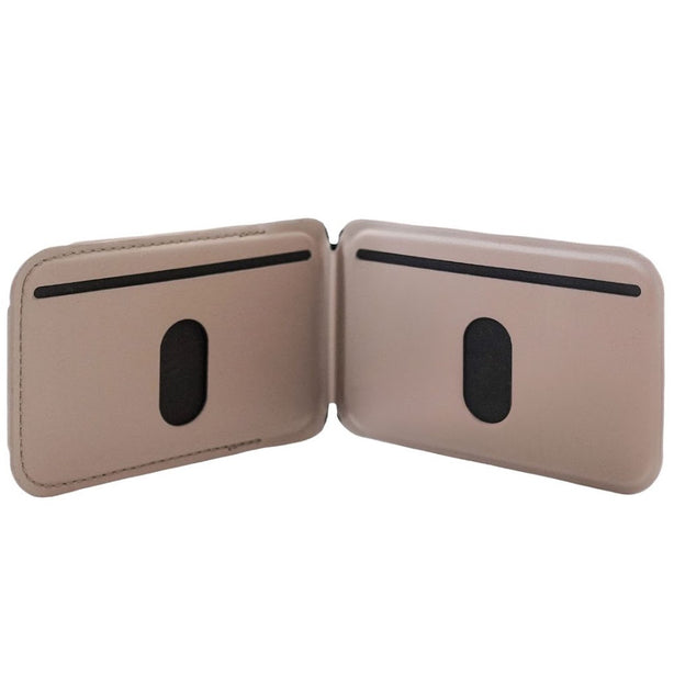 Monocozzi LUCID Refined | Biodegradable Leather Magnetic Multi Purpose Stand Wallet for iPhone