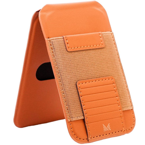 Monocozzi LUCID Refined | Biodegradable Leather Magnetic Multi Purpose Stand Wallet for iPhone