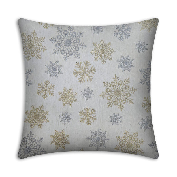 SNOWFLAKES Chenille Cushion Cover
