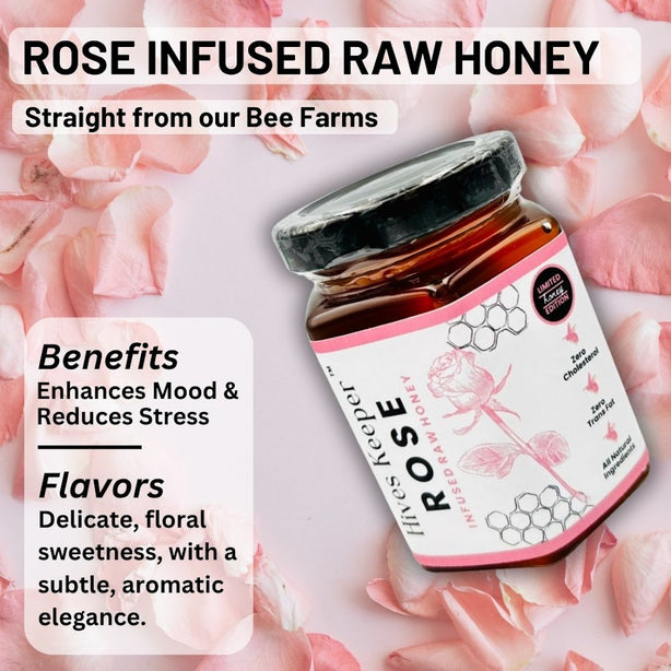 Inner Calm Honey Gift Set (Rose + Ginger) 250g x 2