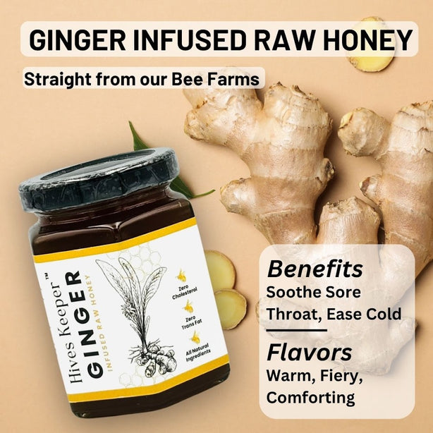 Inner Calm Honey Gift Set (Rose + Ginger) 250g x 2