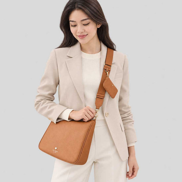 KATE SPADE Emma Large Crossbody Bag Bungalow RS-KK069