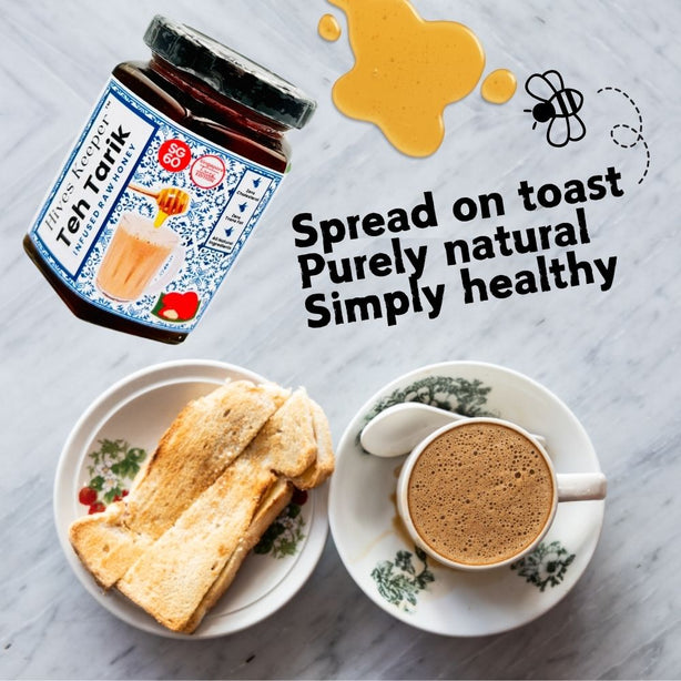 Lemon + Teh Tarik Raw Honey Gift Set  250g x 2