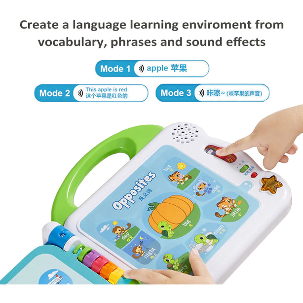 LeapFrog Learning Friends 100 Words Book - Bilingual English and Chinese 中英文双语学习点读书
