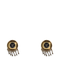 Medusa Clip On Drop Earrings