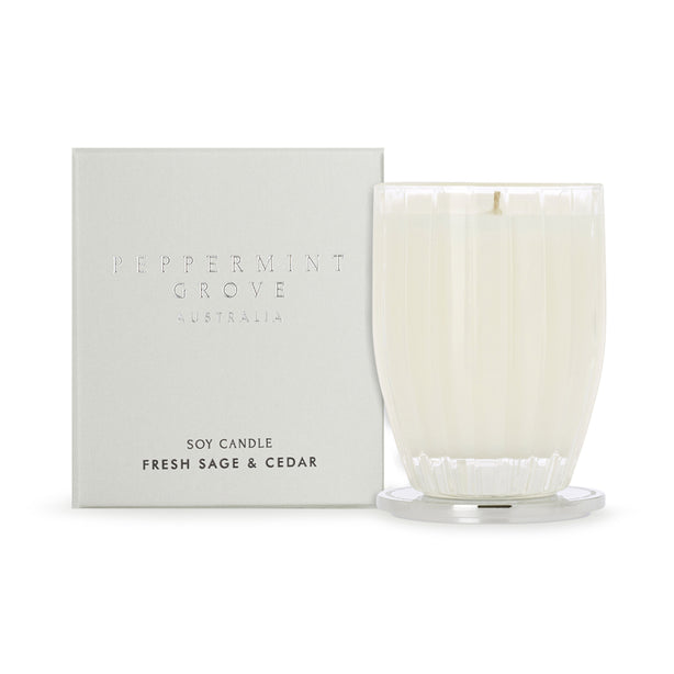 PGA Fresh Sage & Cedar Soy Candle (200g)