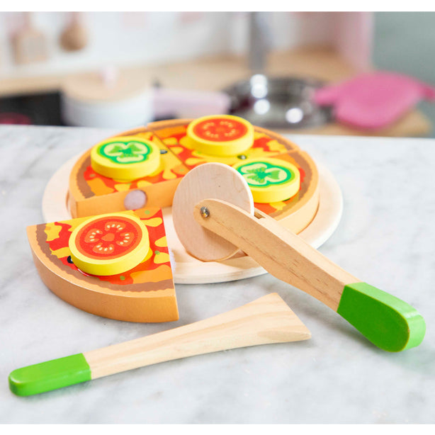 New Classic Toys - Cutting Set - Vegetable Pizza