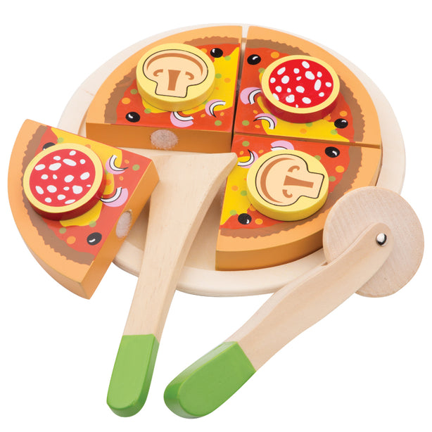 New Classic Toys - Cutting Set - Salami Pizza