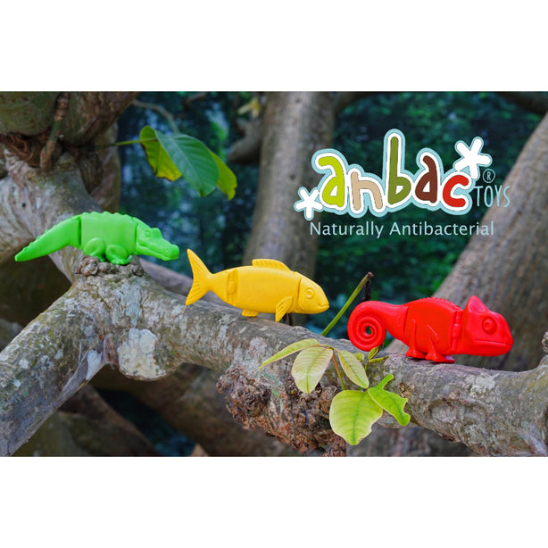 Anbac Antibacterial Mix & Match Animals Toy Set