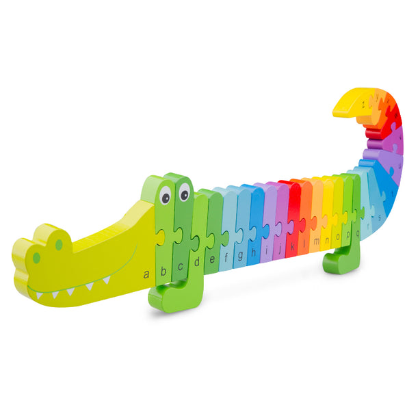 New Classic Toys - Alphabet Puzzle Crocodile