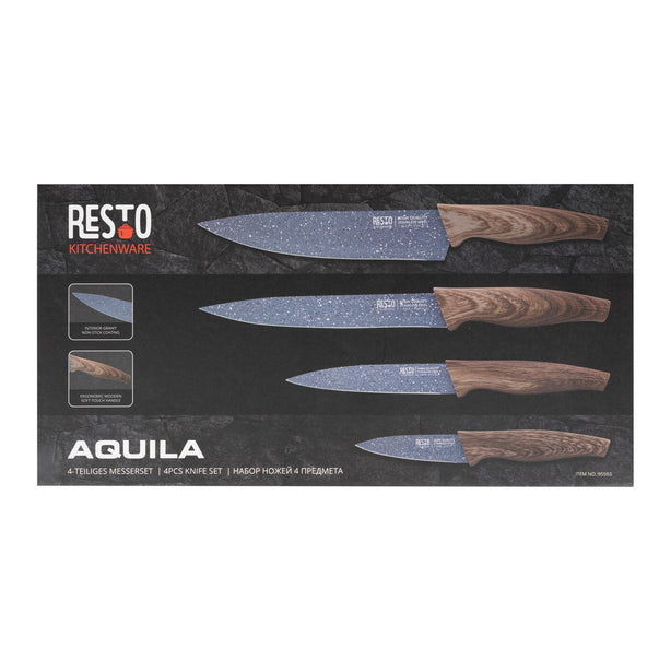 Resto Kitchenware 95503 Aquila 4 pcs Knife set