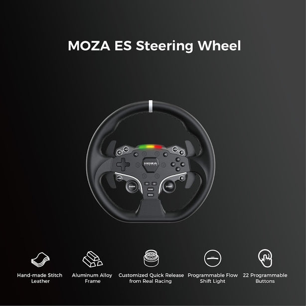MOZA R5 Bundle 5.5Nm Base + Steering Wheel + Pedals + Table Clamp