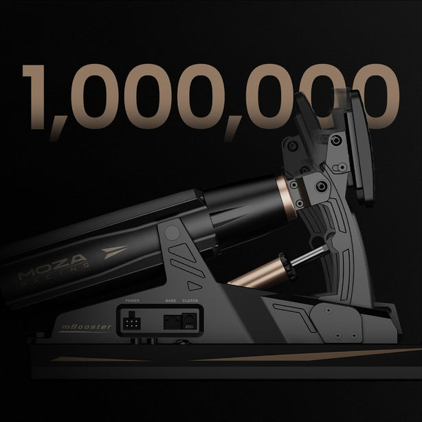 MOZA mBooster + CRP2 Throttle + Base Plate Complete Pedal Set