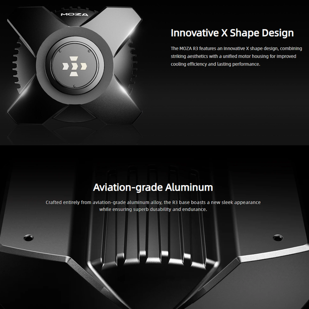 MOZA R3 Racing Bundle for PC Direct Drive Wheel + Pedals