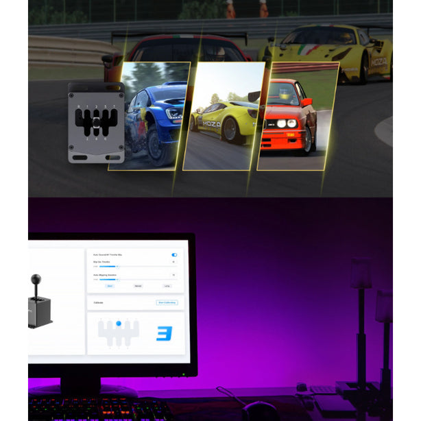 MOZA HGP Shifter 7+1 Speed CNC Aluminum Gear Shifter