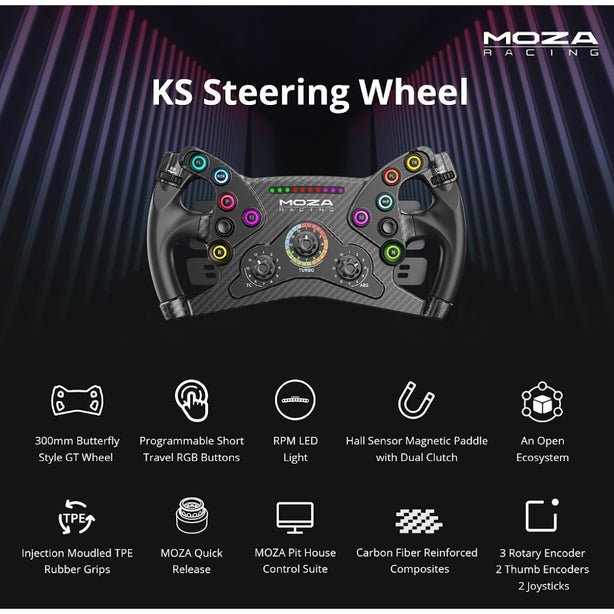 MOZA R9 V3 Direct Drive Wheel Base 9Nm Torque