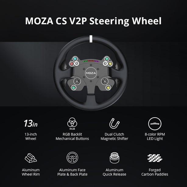 MOZA R9 V3 Direct Drive Wheel Base 9Nm Torque