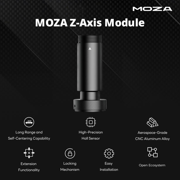 MOZA Racing Z Axis Module Flight Sim Yaw Control Add On