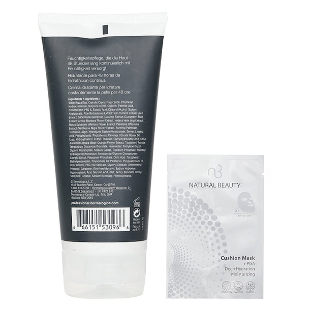 Dermalogica Skin Smoothing Cream Pro (salon Size) 177ml X Natural Beauty R-pga Deep Hydration Moisturizing Cushion Mask (exp Date: 01/2026) 6x 20ml