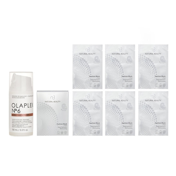 Olaplex No. 6 Bond Smoother 100ml X Natural Beauty R-pga Deep Hydration Moisturizing Cushion Mask (exp Date: 01/2026) 6x 20ml - 2pcs