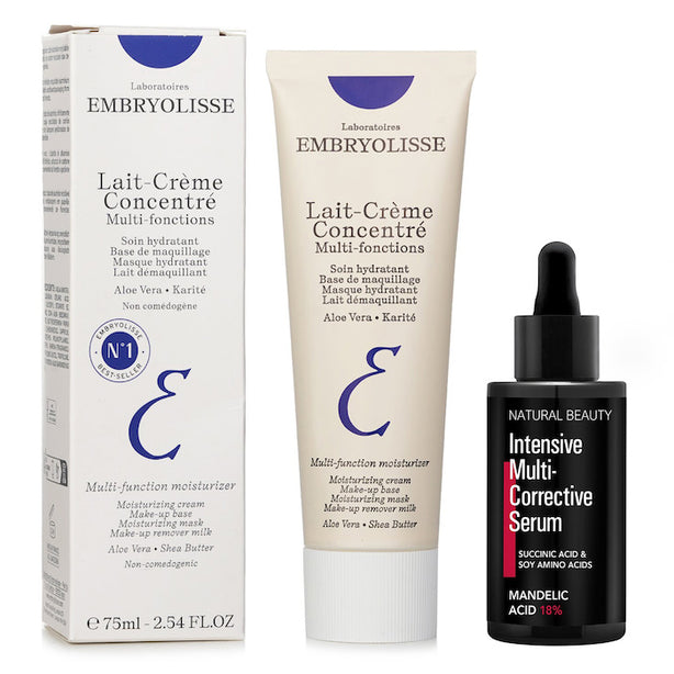 Embryolisse Lait Creme Concentre (24-hour Miracle Cream) 75ml X Natural Beauty Intensive Multi-corrective Serum - Mandelic Acid 18% (exp Date: