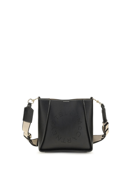 Stella Mccartney Logo Shoulder Bag - Black