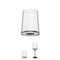 SplitGlass - Tumbler | White wine cup - Black - set of 2 glasses