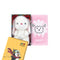 The Gang The Rangers Series The Mobz Premium Cotton Bath Linen X'mas Gift Set, 1 Piece Junior Hand Towel With 1 Piece Animal Plush