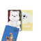 The Gang The Rangers Series The Mobz Premium Cotton Bath Linen X'mas Gift Set, 1 Piece Junior Hand Towel With 1 Piece Animal Plush