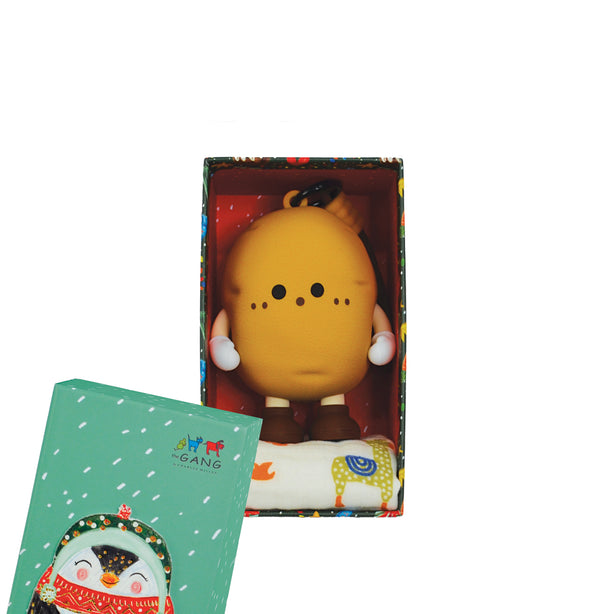 The Gang The Rangers Series The Squad Gauze Cotton Bath Linen X'mas Gift Set, 1 Piece Gauzy Face Towel With 1 Piece Veggie Pouch