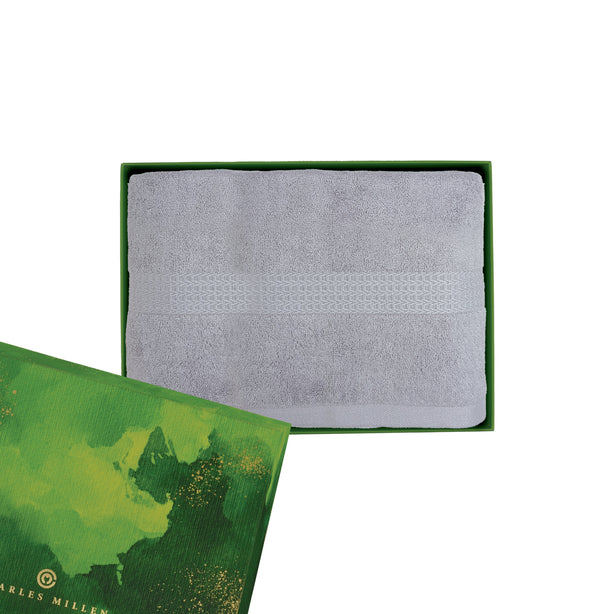 Charles Millen Signature Collection Boston 1 Piece Bamboo Cotton Bath Towel Gift Set