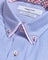 Coupe Cousu, Purple, Double Collar Long Sleeve Shirt