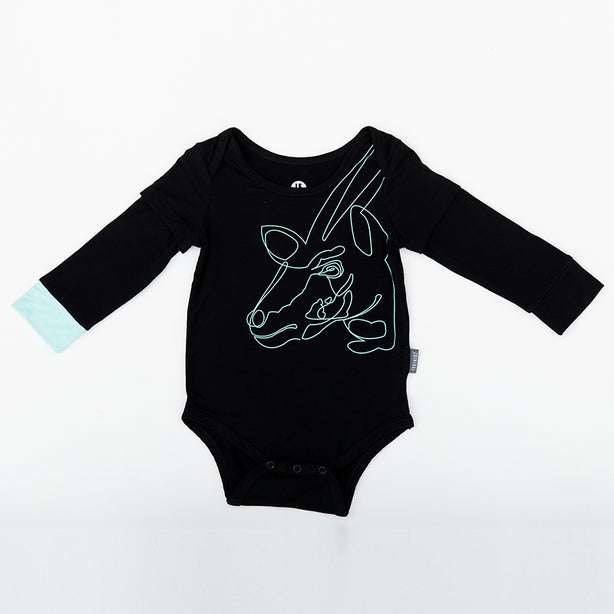 Saola Long Sleeve Baby Onesie