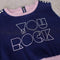 You Rock Pink Denim Kids Dress