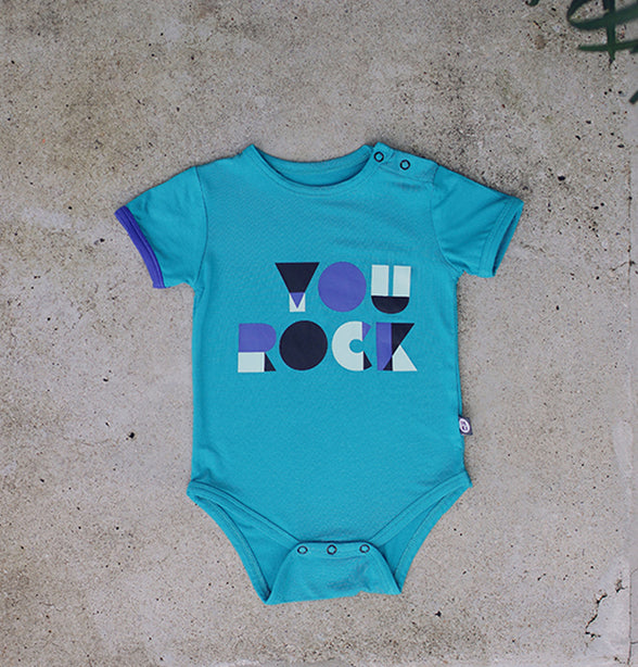 You Rock Short Sleeve Baby Onesie