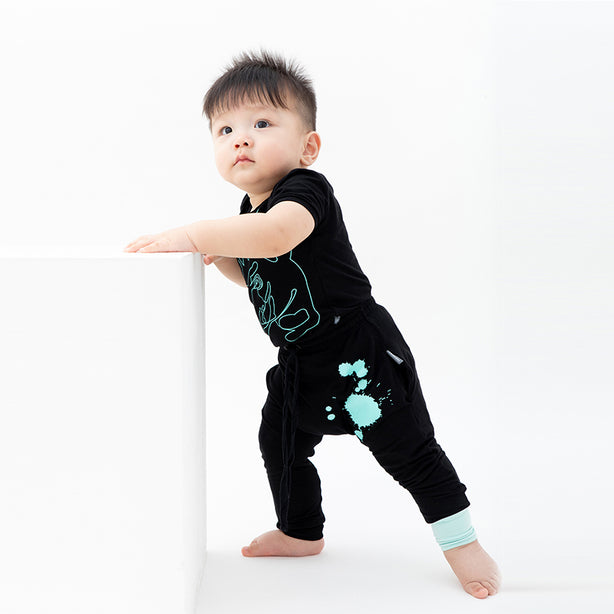 Splash Baby Pants - Mint Splash