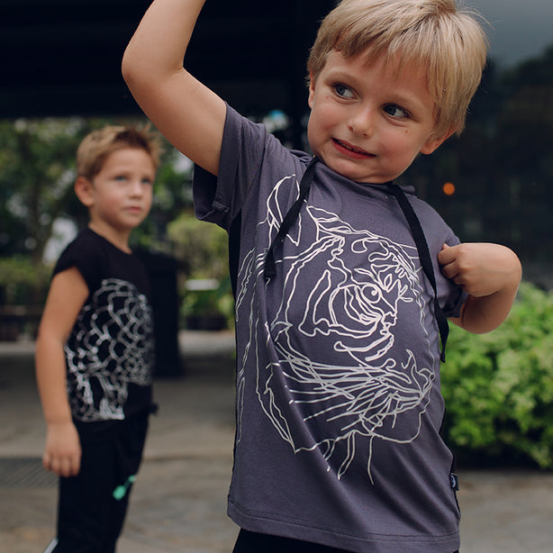 Tiger Hoodie Kids T-Shirt